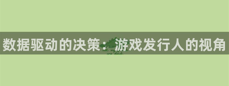 im电竞智邦(北京)品牌策划有限公司：数据驱动的决策：游戏发行人的视角